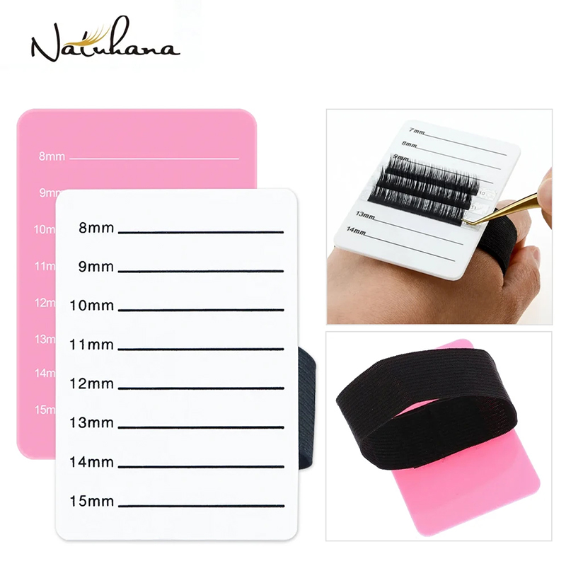Lash Tile Palette - ホットセール中！つけまつげパッドスタンドパレット アクリル製まつげエクステオーガナイザーパレット まつげ接着剤ホルダー（ベルト付き）