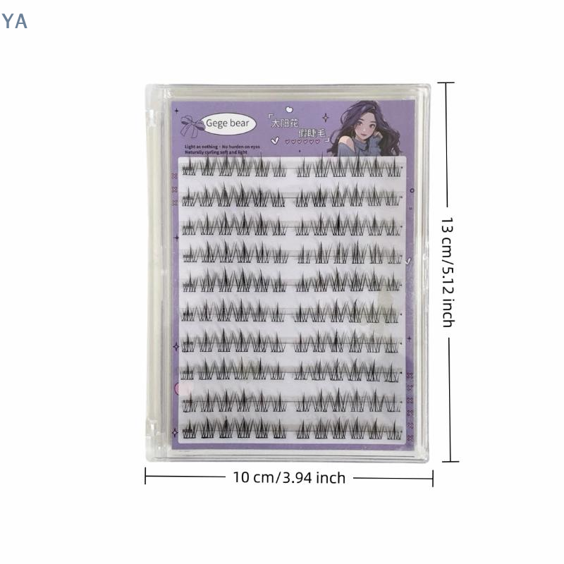 Lash Adhesive Glue - 【SA】【SA】接着剤不要つけまつげ ソーラーデザイン ナチュラルロング 厚め 再利用可能 セグメント式まつげ