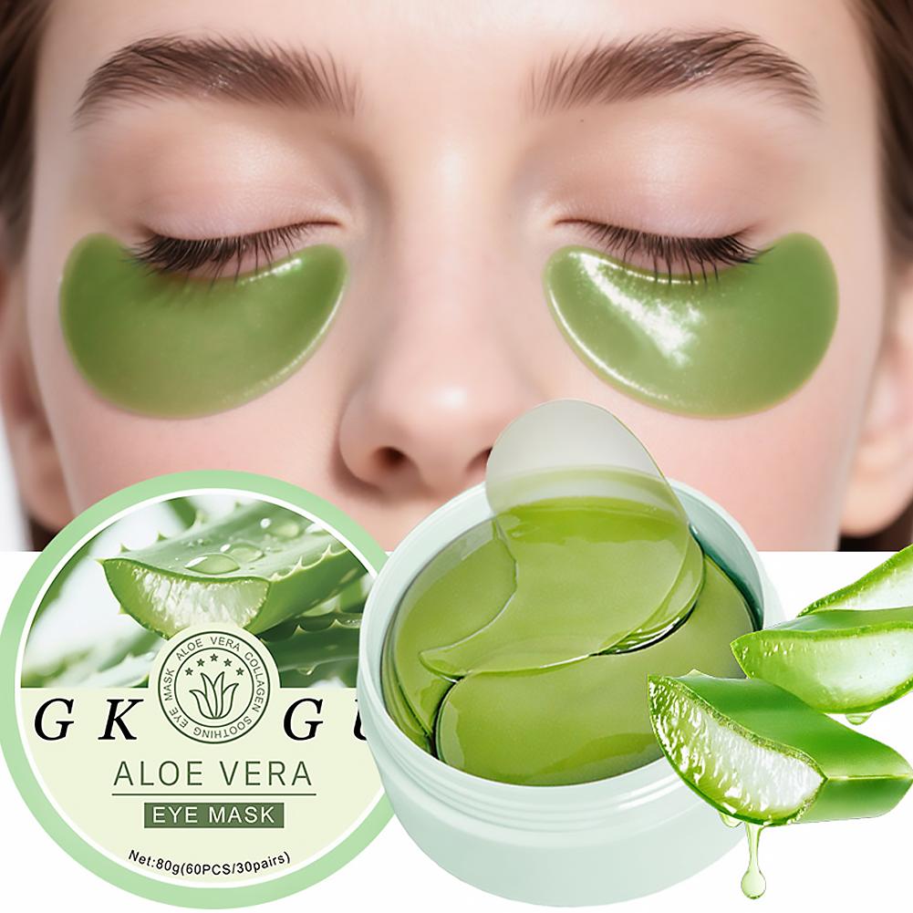 Eye Pad Collagen - コラーゲンレチノールコーヒー アロエベラ アボカド クリスタルアイマスク 保湿栄養アイパッチ リフト＆ハリ肌