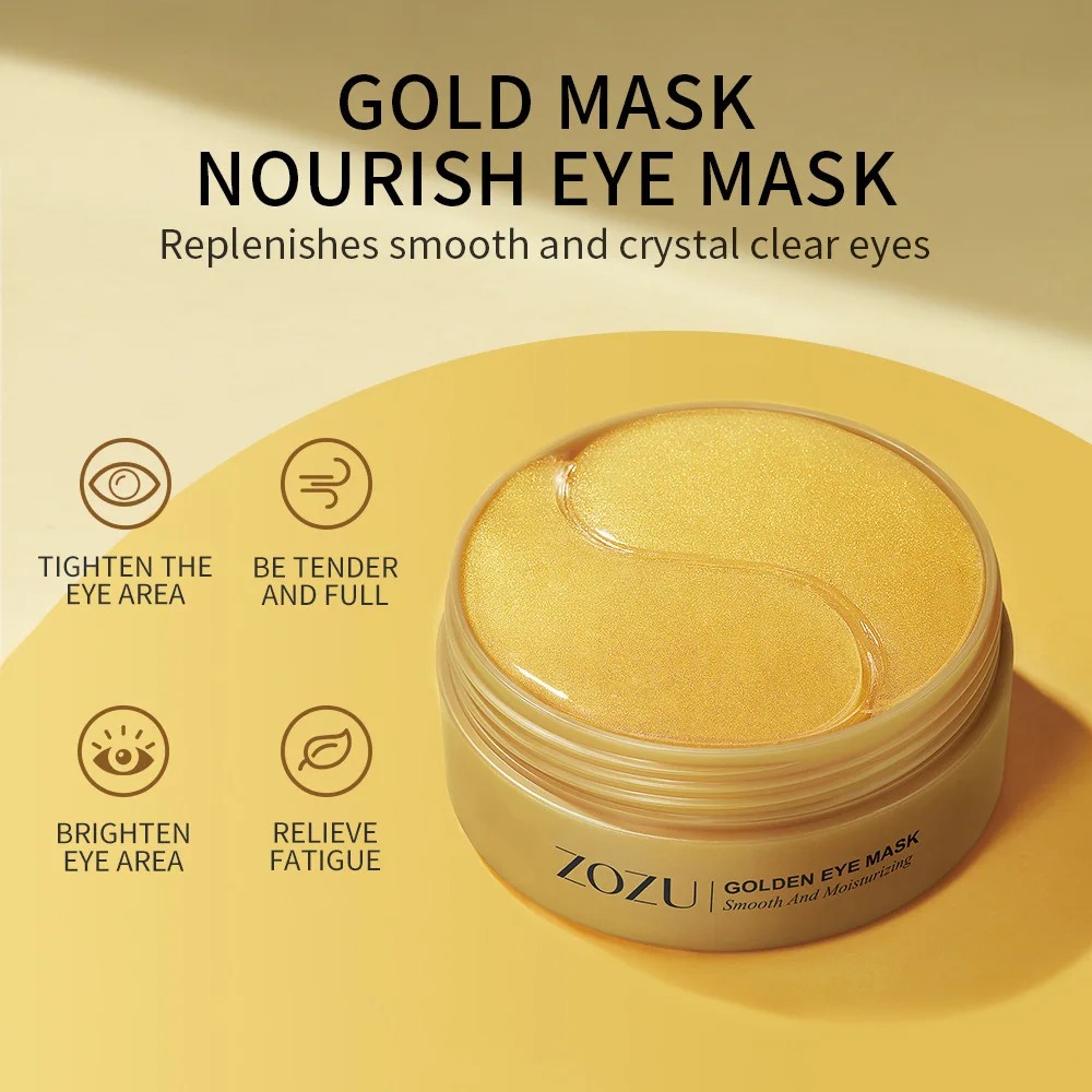 Eye Pad Collagen - 120 個アボカドゴールデンコラーゲンアイマスク抗くま除去アイバッグ保湿引き締めアイパッチスキンケア製品