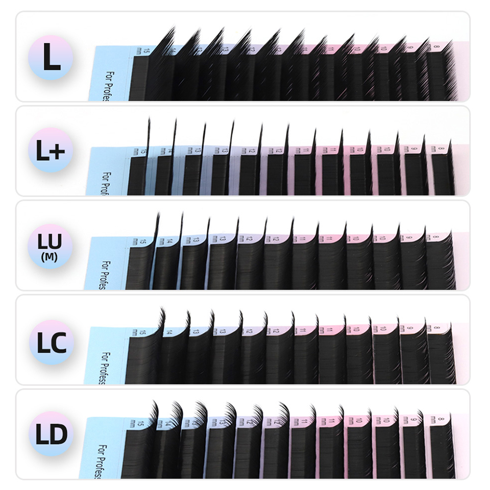 Eyelash Extension Human Hair - RUJADE L L+ LC LD LU(M)