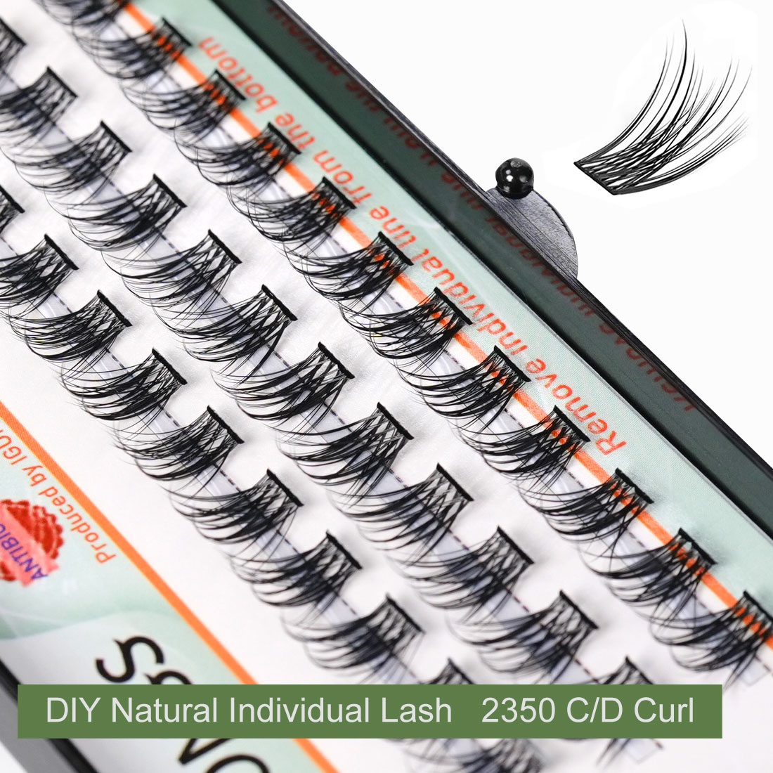 IGUIONSS OEM ODM セグメント化されたまつげエ - Eyelash Extension Human Hair のレビューと価格