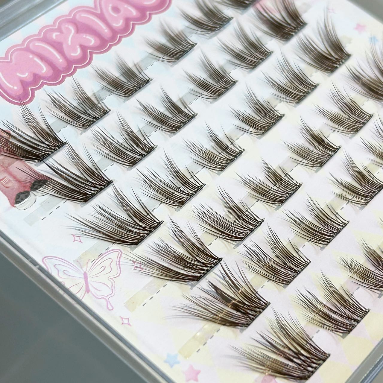 ミクシャオヘ ブラックブラウン グルーフリー チェリーラッシ - Lash Adhesive Glue のレビューと価格