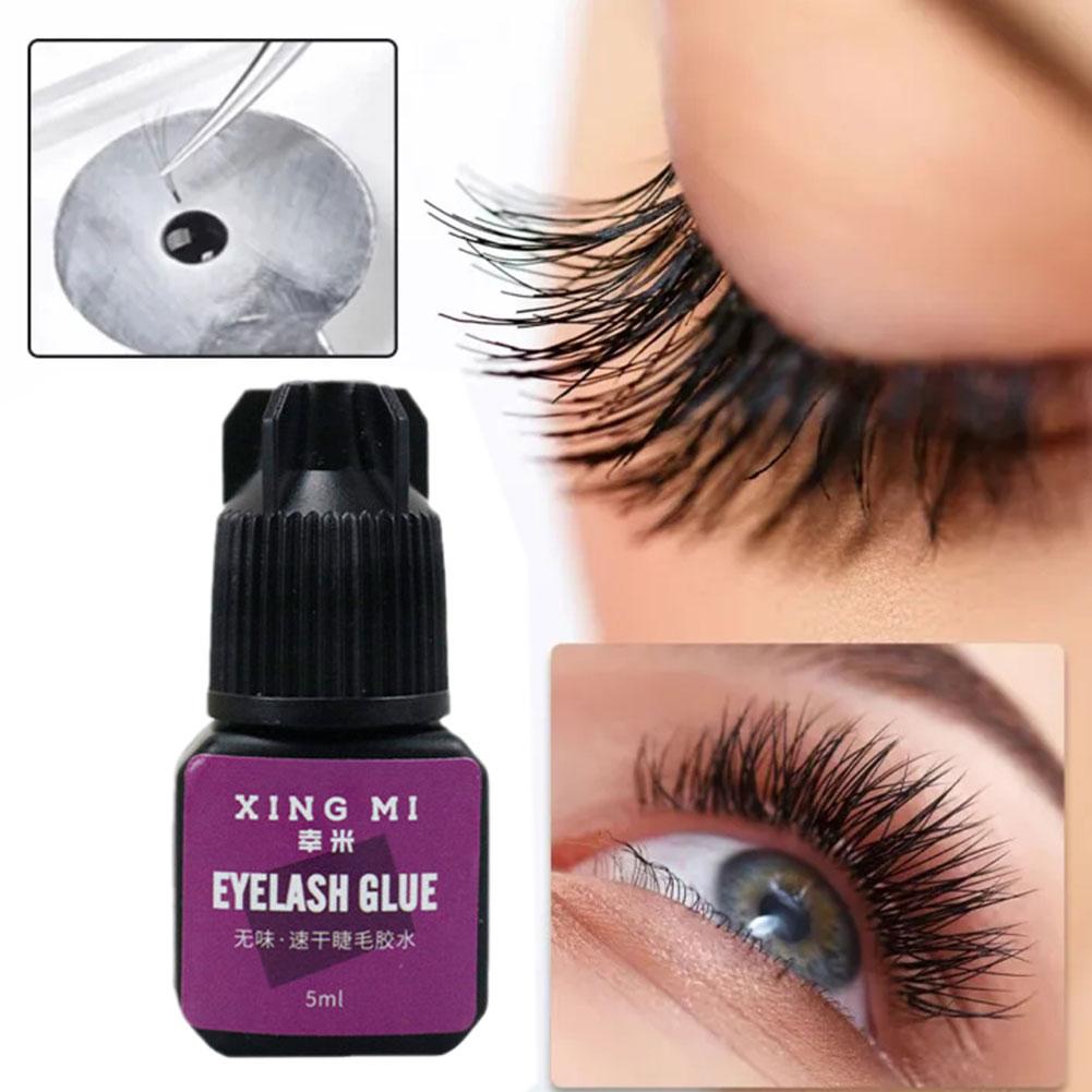 5ml速乾性強力つけまつげエクステ用接着剤、持続期間50日、 - Eyelash Extension Eye Irritation のレビューと価格