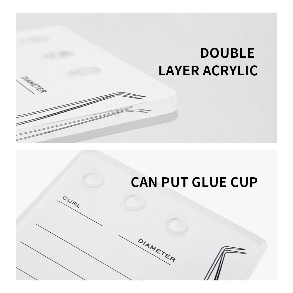 Gacaca-個々のつけまつげ用のアクリルパッド,まつげエク - Lash Tile Palette のレビューと価格