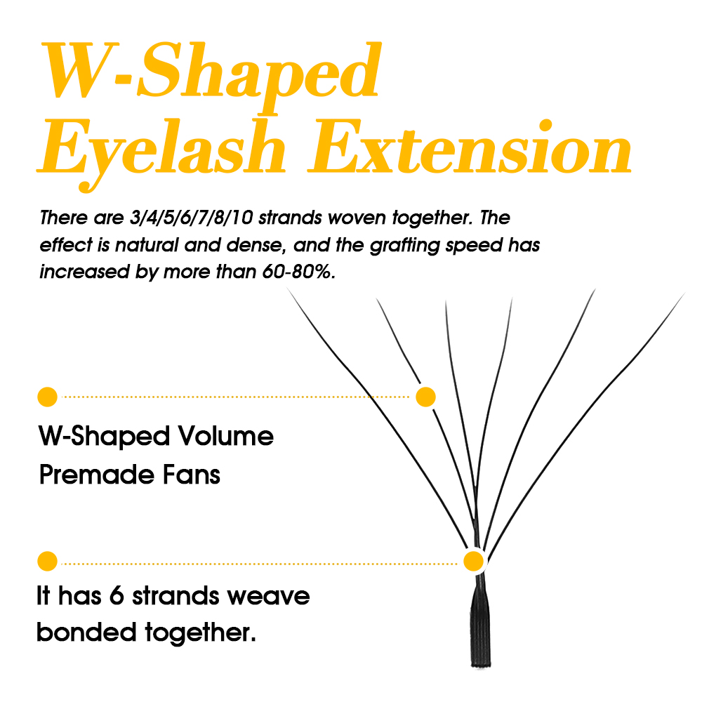 個人的な自然な長いまつ毛,3D/4D/5D/6D,既製のファ - Eyelash Extension Human Hair のレビューと価格