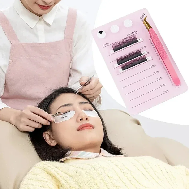 アクリルまつげホルダー磁気吸引スケールプレートつけまつげトレ - Lash Tile Palette のレビューと価格