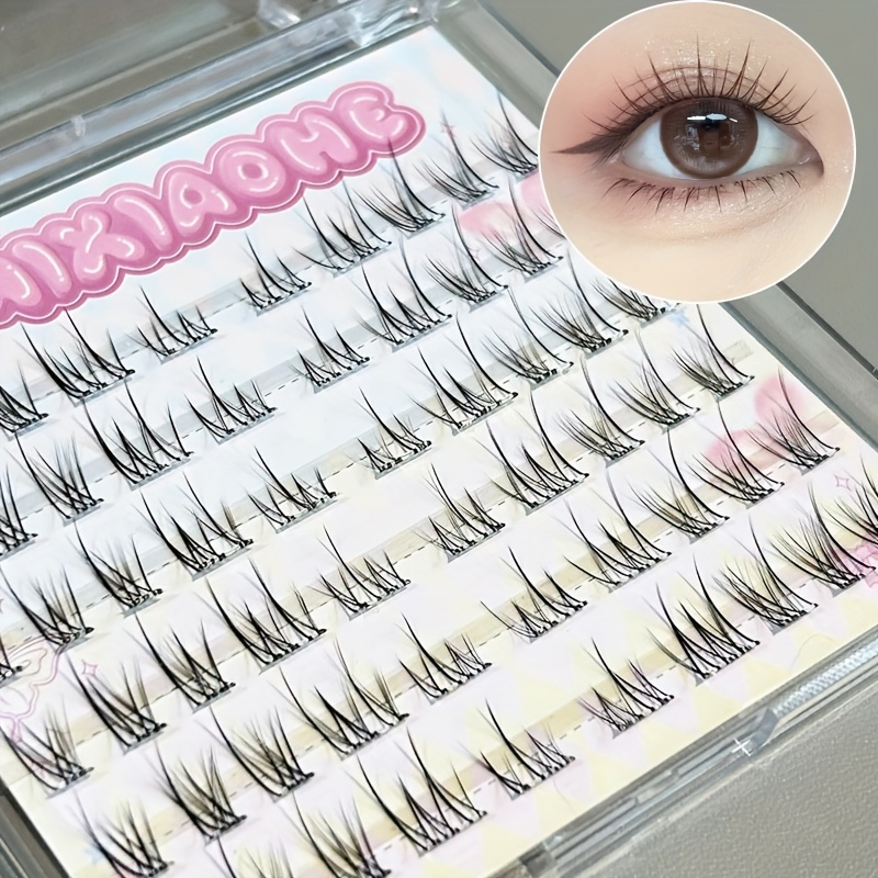 ミクシャオヘ グルーフリー ナチュラルまつげ 60束 Cカー - Lash Adhesive Glue のレビューと価格
