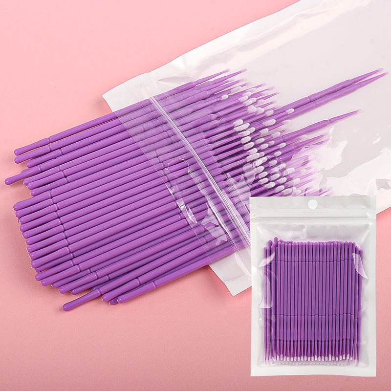 100本入り/袋 竹製まつげエクステ洗浄綿棒 ラッシュリフト - Lash Adhesive Glue のレビューと価格