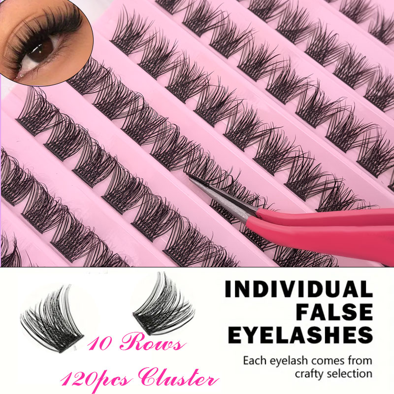 DIY まつげエクステンションキット個別まつげクラスターミッ - Eyelash Extension Human Hair のレビューと価格