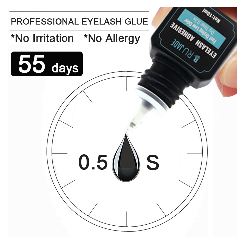 まつげエクステ用のプロの速乾性接着剤,長持ちする接着剤,ピン - Eyelash Extension Eye Irritation のレビューと価格