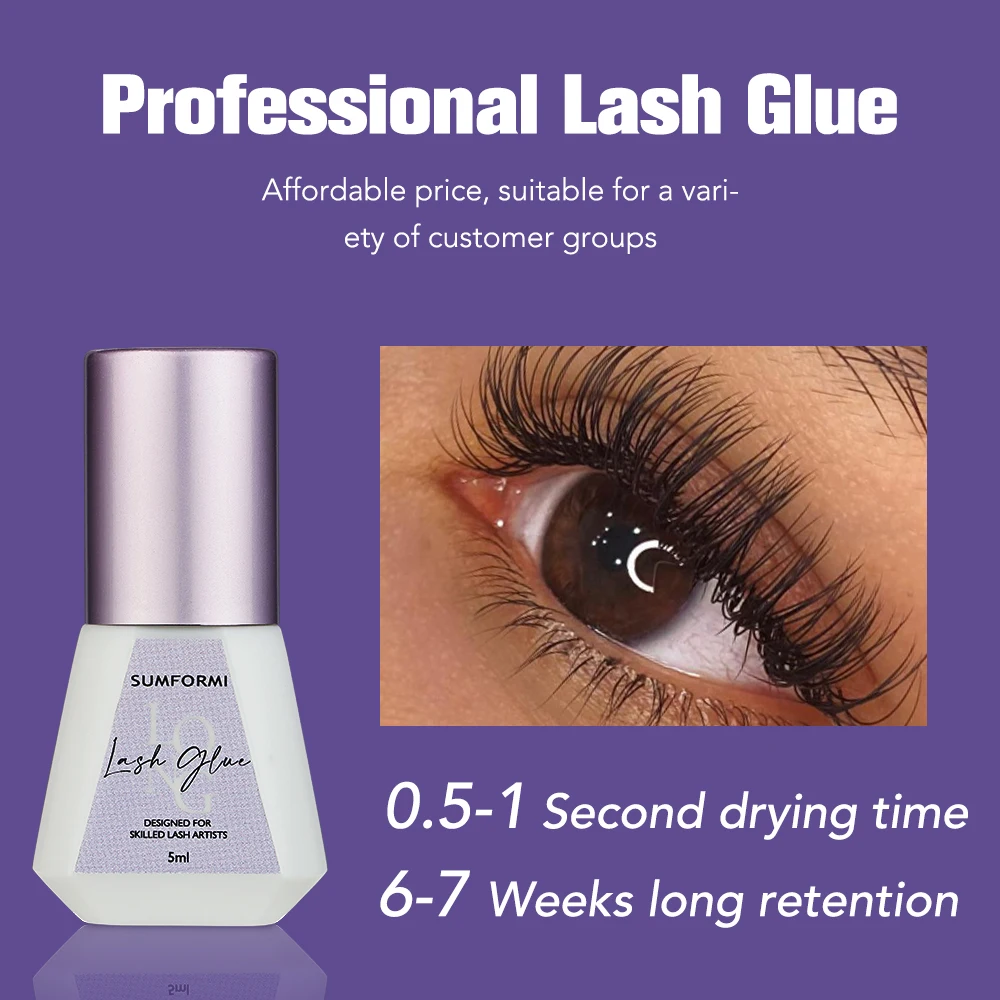 薄い黒まつげ接着剤 0.5s まつげエクステンション接着剤低 - Eyelash Extension Eye Irritation のレビューと価格