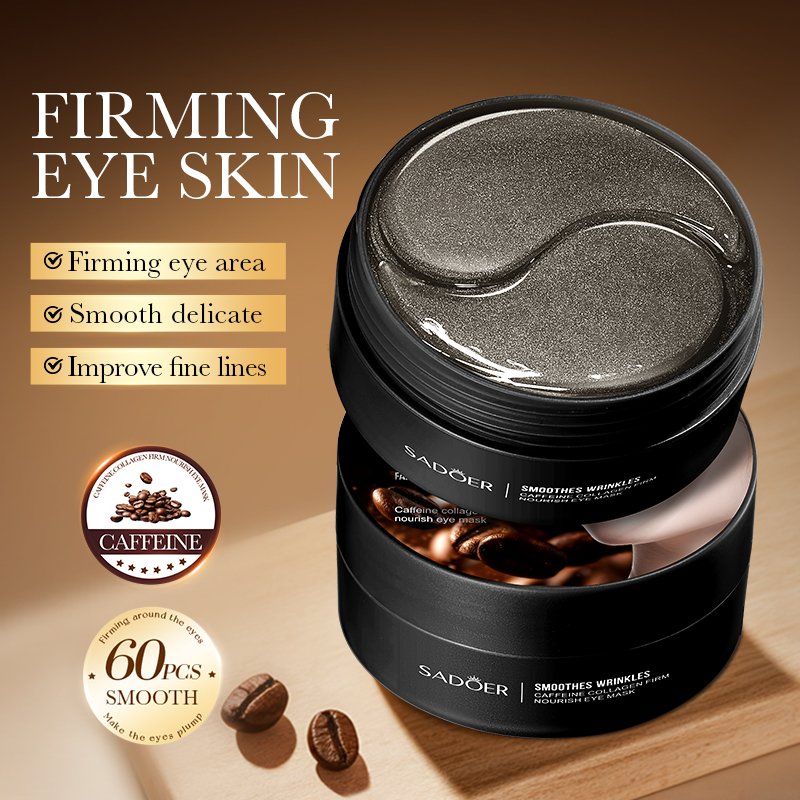 60 個 SADOER カフェインクリスタルコラーゲンアイマ - Eye Pad Collagen のレビューと価格