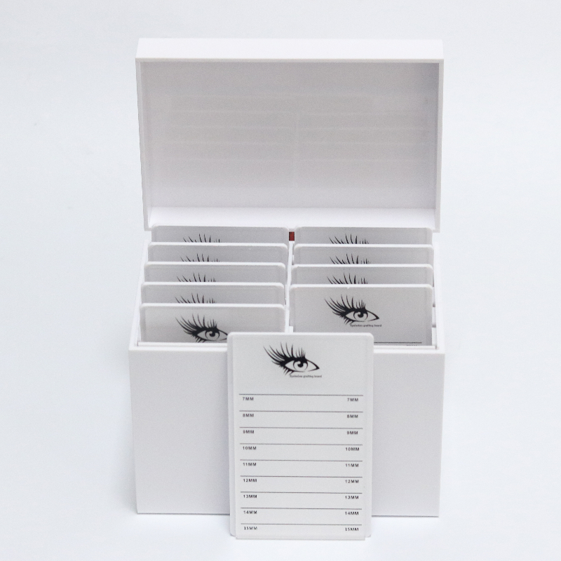 ビューティーサロン 10層アクリル製まつげエクステ収納ボック - Lash Tile Palette のレビューと価格