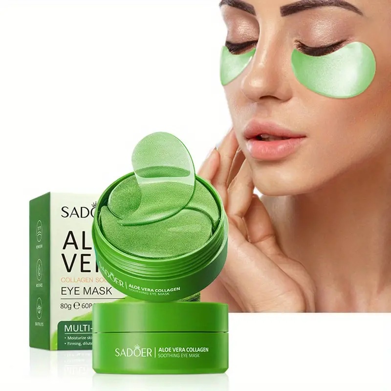 アロエベラコラーゲンアイマスク60枚入り - 低刺激性フォー - Eye Pad Collagen のレビューと価格