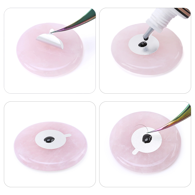 つけまつげ用接着剤パレット,メイクアップアクセサリー,翡翠石 - Lash Tile Palette のレビューと価格