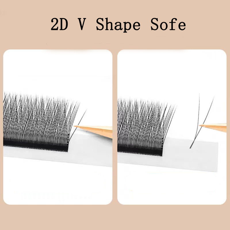 マリア 2D Y シェイプまつげハンドプレミアム 2D まつ - Eyelash Extension Human Hair のレビューと価格